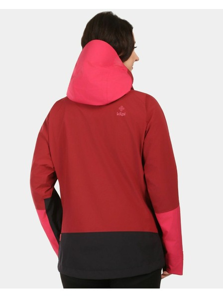 Kilpi Jachetă impermeabilă Hardshell pentru femei Kilpi MAMBA-W Dark Red
