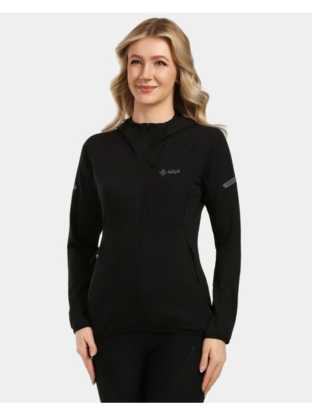 Kilpi Hanorac sport pentru femei cu glugă Kilpi MEMPHIS-W Negru