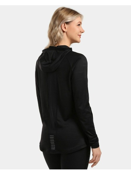Kilpi Hanorac fitness pentru femei Kilpi AILEEN-W Negru