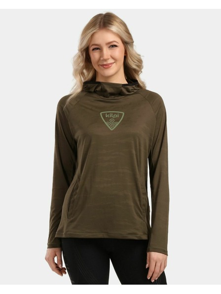 Kilpi Bluză fitness pentru femei Kilpi AILEEN-W Khaki