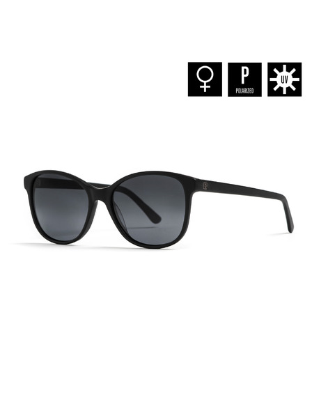 Horsefeathers Ochelari de soare Chloe - matt black/gray fade out