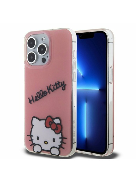 Hello Kitty Hello Kitty IML Daydreaming Logo Carcasă Spate pentru iPhone 13 Pro Roz