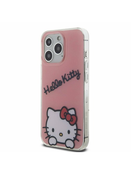 Hello Kitty Hello Kitty IML Daydreaming Logo Carcasă Spate pentru iPhone 13 Pro Roz