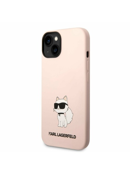 Karl Lagerfeld Karl Lagerfeld Liquid Silicone Choupette NFT Carcasă Spate pentru iPhone 14 Plus Roz