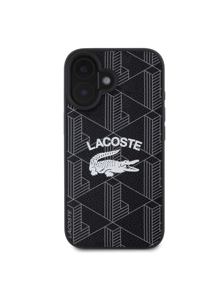 Lacoste Lacoste Blend Monogram MagSafe Carcasă Spate pentru iPhone 16 Black