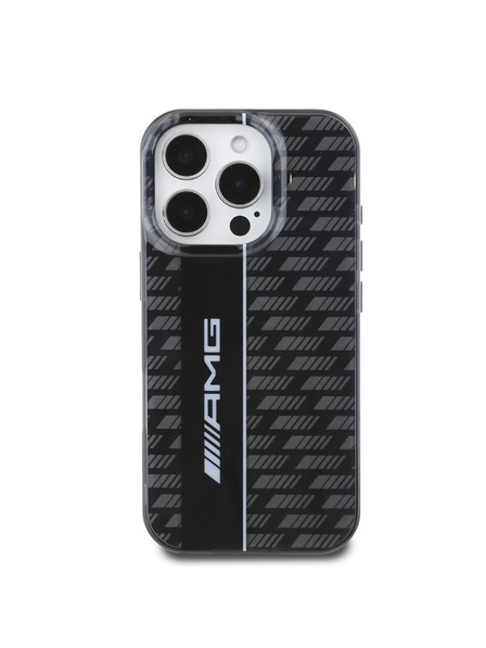 AMG AMG Carbon Pattern Carcasă Spate pentru iPhone 16 Pro Max Black
