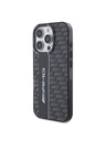 AMG AMG Carbon Pattern Carcasă Spate pentru iPhone 16 Pro Max Black
