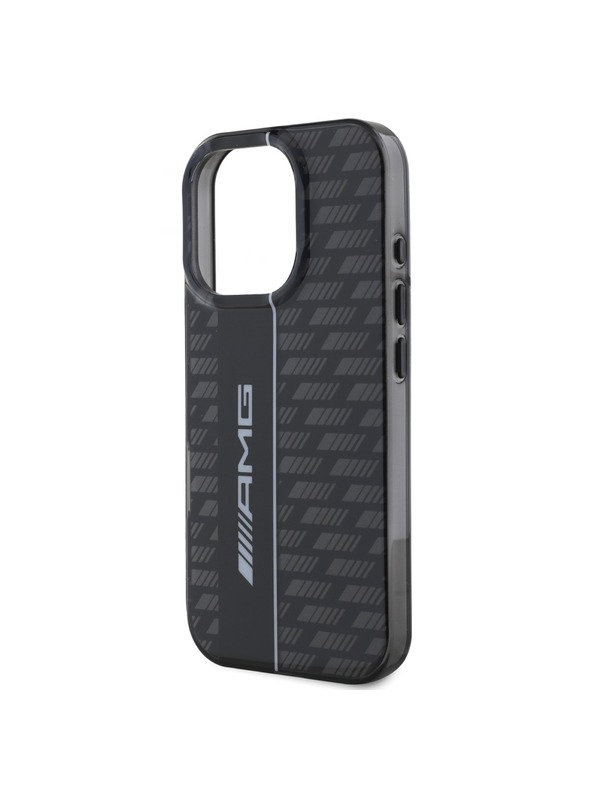 AMG AMG Carbon Pattern Carcasă Spate pentru iPhone 16 Pro Max Black