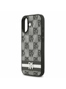 DKNY DKNY PU Leather Checkered Pattern and Stripe Carcasă Spate pentru iPhone 17 Black