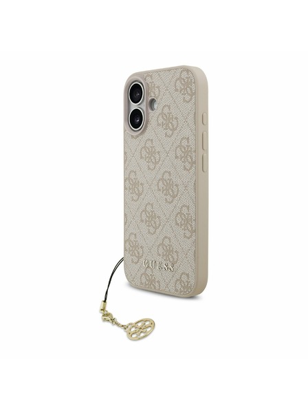 Guess Guess 4G Charm MagSafe Carcasă Spate pentru iPhone 17 Tone on Tone Pink