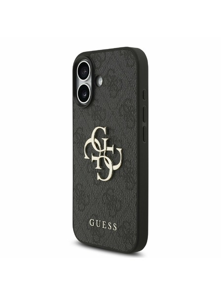Guess Guess PU 4G Metal Logo Strap Carcasă Spate pentru iPhone 17 Black