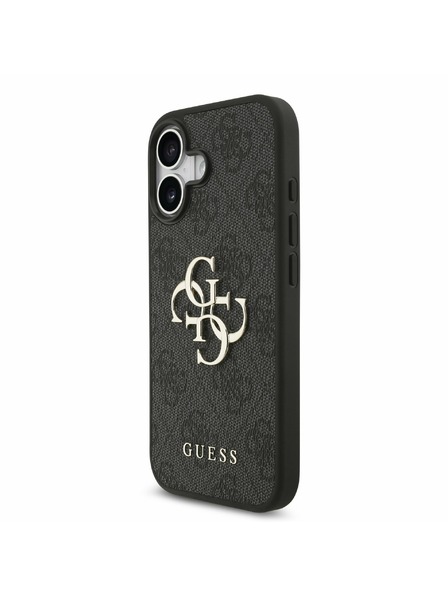 Guess Guess PU 4G Metal Logo Carcasă Spate pentru iPhone 17 Grey