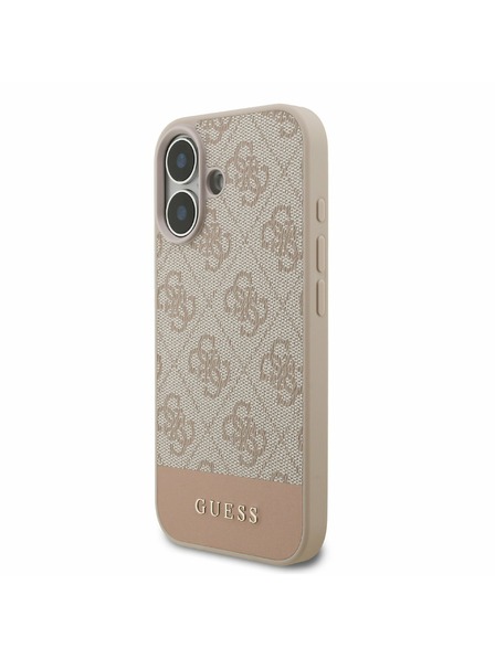 Guess Guess PU 4G Stripe Carcasă Spate pentru iPhone 17 Pink