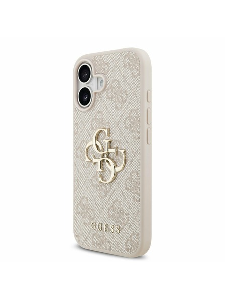 Guess Guess PU 4G Metal Logo Carcasă Spate pentru iPhone 17 Pink