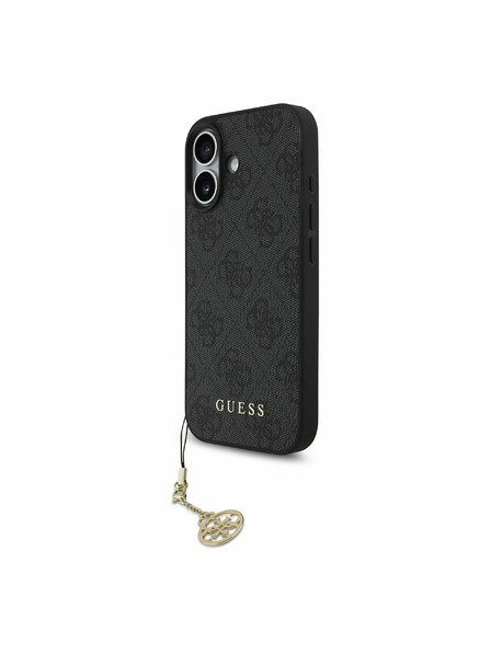 Guess Guess 4G Charm MagSafe Carcasă Spate pentru iPhone 17 Tone on Tone Grey