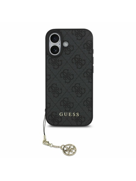 Guess Guess 4G Charm MagSafe Carcasă Spate pentru iPhone 17 Tone on Tone Grey