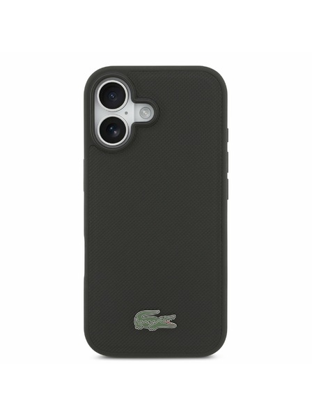 Lacoste Lacoste Iconic Petit Pique MagSafe Carcasă Spate + Portofel pentru iPhone 17 Black