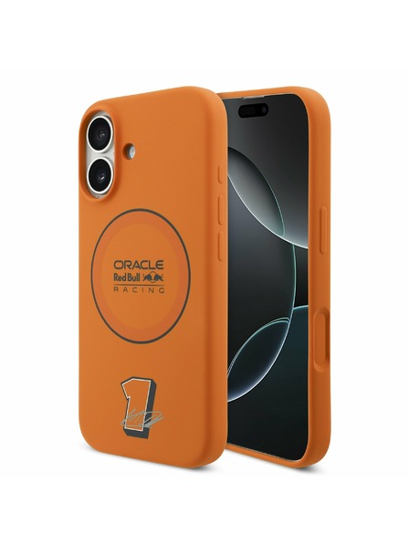 Red Bull Red Bull Silicone Blue Ring MagSafe Carcasă Spate pentru iPhone 17 Portocaliu