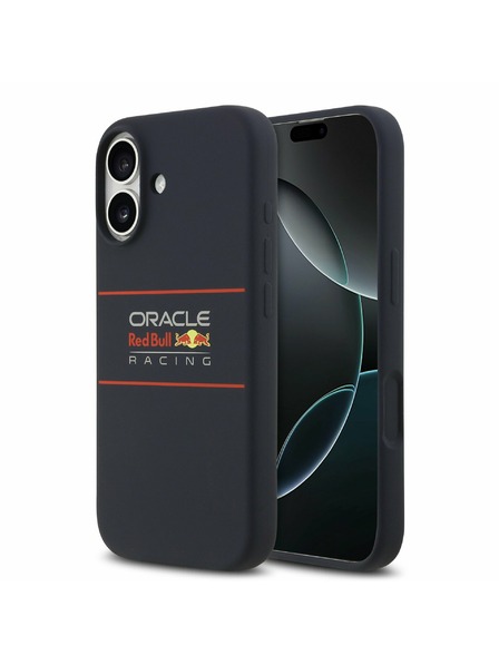 Red Bull Red Bull Silicone Horizontal Logo MagSafe Carcasă Spate pentru iPhone 17 Bleumarin