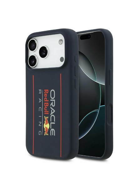 Red Bull Red Bull Silicone Vertical Logo MagSafe Carcasă Spate pentru iPhone 17 Pro Navy