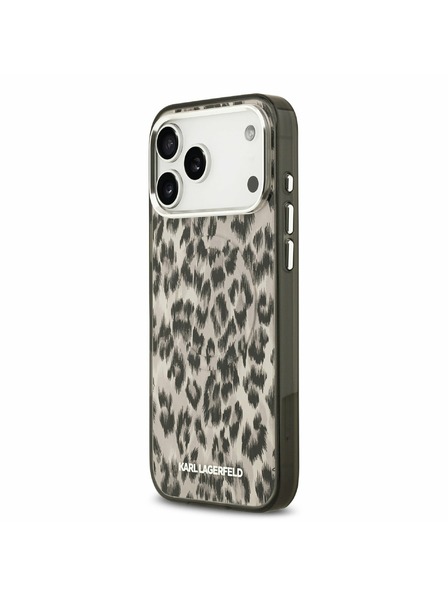Karl Lagerfeld Karl Lagerfeld Husă Spate IML Leopard MagSafe pentru iPhone 17 Pro Max Brown