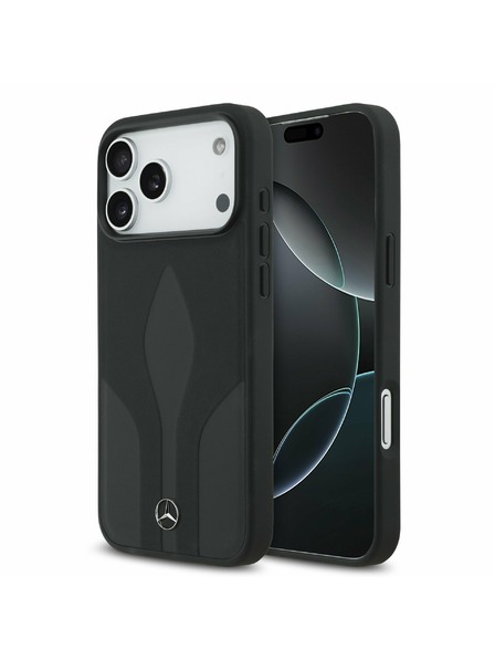 Mercedes Mercedes Leather The Move MagSafe Carcasă Spate pentru iPhone 17 Pro Max Black