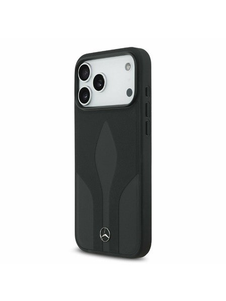 Mercedes Mercedes Leather The Move MagSafe Carcasă Spate pentru iPhone 17 Pro Max Black