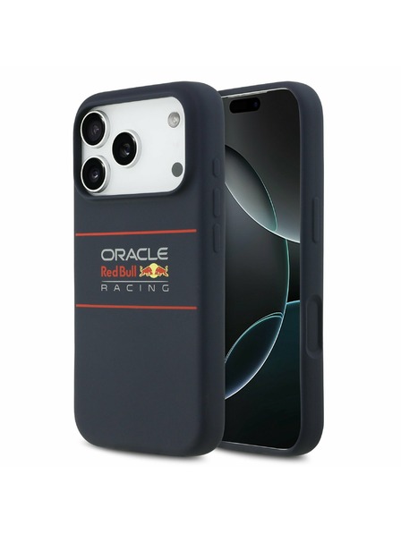 Red Bull Red Bull Silicone Horizontal Logo MagSafe Carcasă Spate pentru iPhone 17 Pro Max Navy