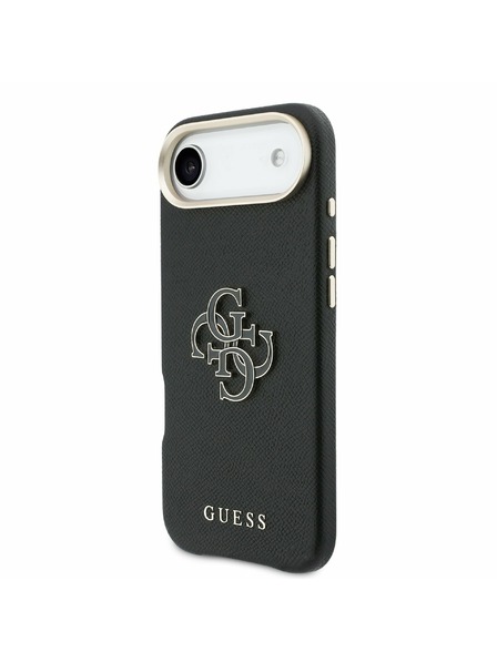 Guess Guess PU Resin Logo Carcasă Spate pentru iPhone Air Black