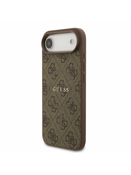 Guess Guess PU Leather 4G Colored Ring MagSafe Carcasă Spate pentru iPhone Air Brown
