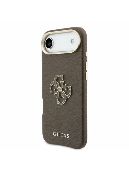 Guess Guess PU Resin Logo Carcasă Spate pentru iPhone Air Brown