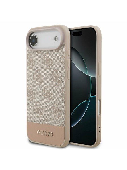 Guess Guess PU 4G Stripe Carcasă Spate pentru iPhone Air Roz