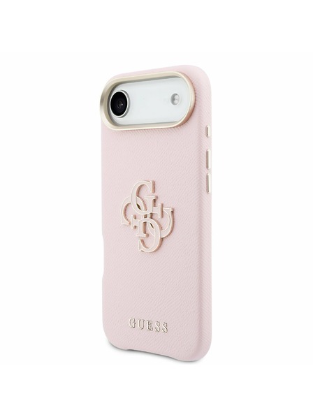 Guess Guess PU Resin Logo Carcasă Spate pentru iPhone Air Roz