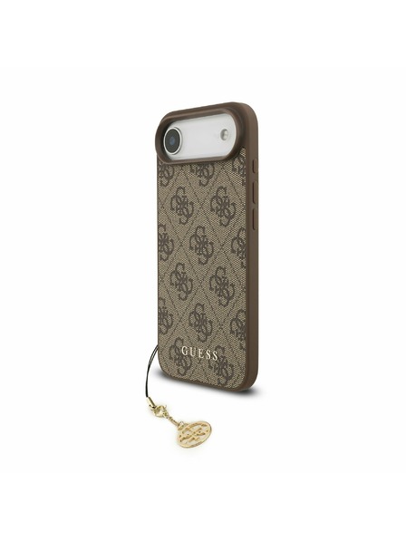 Guess Guess 4G Charm MagSafe Carcasă Spate pentru iPhone Air Ton pe Ton Maro