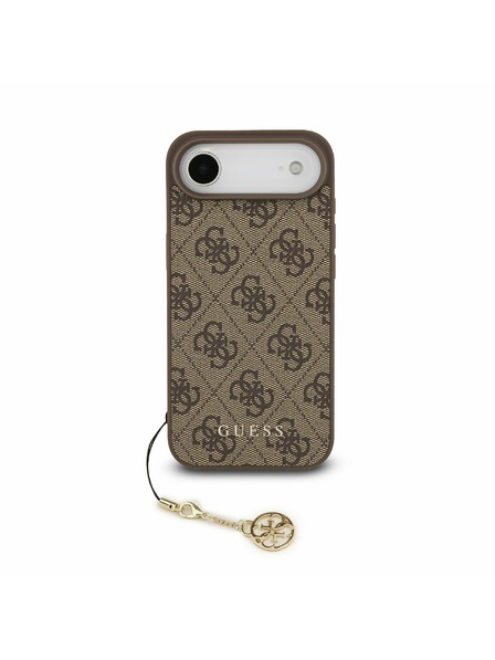 Guess Guess 4G Charm MagSafe Carcasă Spate pentru iPhone Air Ton pe Ton Maro