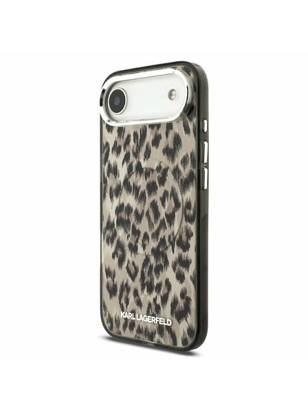 Karl Lagerfeld Karl Lagerfeld IML Leopard MagSafe Carcasă Spate pentru iPhone Air Maro
