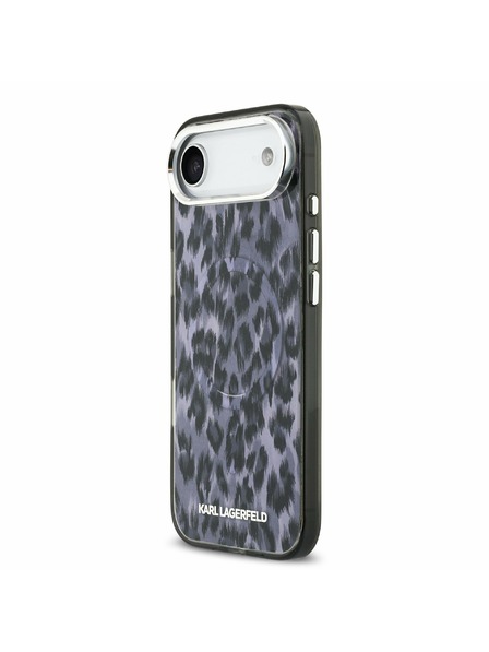 Karl Lagerfeld Karl Lagerfeld IML Leopard MagSafe Carcasă Spate pentru iPhone Air Grey