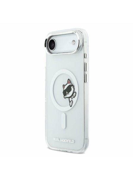 Karl Lagerfeld Karl Lagerfeld IML Choupette Peekaboo MagSafe Carcasă Spate pentru iPhone Air Transparent