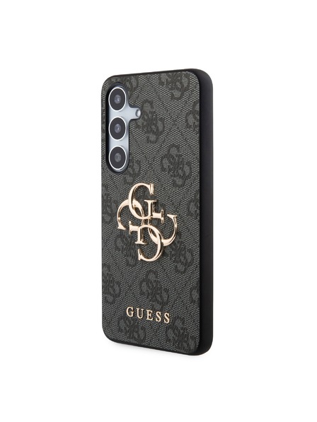 Guess Guess PU 4G Metal Logo Carcasă Spate pentru Samsung Galaxy S24 Grey