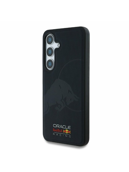 Red Bull Red Bull Piele Meshed Debossed Logo MagSafe Carcasă Spate pentru Samsung Galaxy S25 Navy
