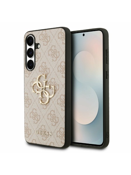 Guess Guess PU 4G Metal Logo Carcasă Spate pentru Samsung Galaxy S25 FE Pink