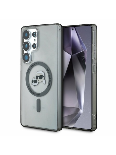Karl Lagerfeld Karl Lagerfeld IML K&CH Heads MagSafe Carcasă Spate pentru Samsung Galaxy S25 Ultra Black