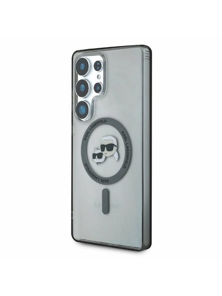 Karl Lagerfeld Karl Lagerfeld IML K&CH Heads MagSafe Carcasă Spate pentru Samsung Galaxy S25 Ultra Black