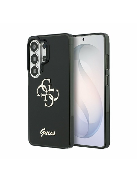 Guess Guess IML 4G Script Metal Logo Carcasă Spate pentru Samsung Galaxy 26 Ultra Black