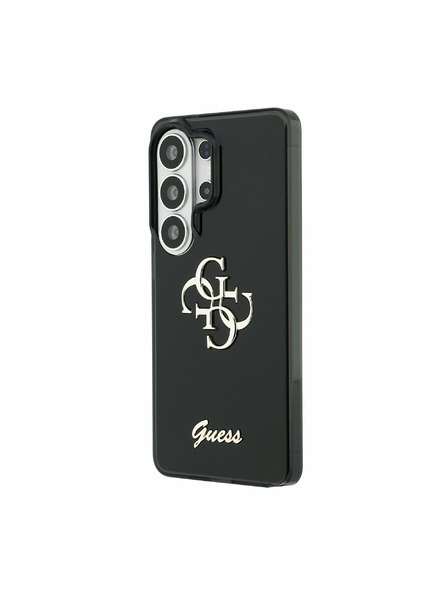 Guess Guess IML 4G Script Metal Logo Carcasă Spate pentru Samsung Galaxy 26 Ultra Black