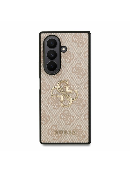 Guess Guess PU 4G Metal Logo Carcasă Spate pentru Samsung Galaxy Z Fold 7 Pink