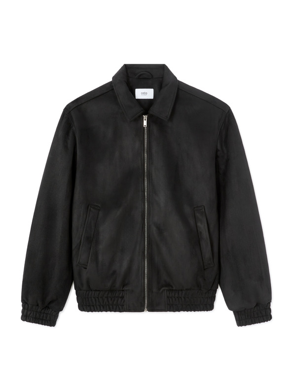 Celio Jachetă din suede artificial Nupinch