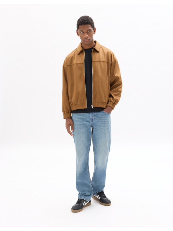 Celio Jachetă din suede artificial Nupinch