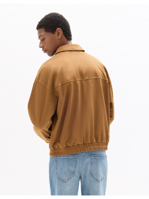 Celio Jachetă din suede artificial Nupinch