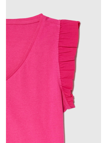 Moodo Bluză din bumbac roz Moodo